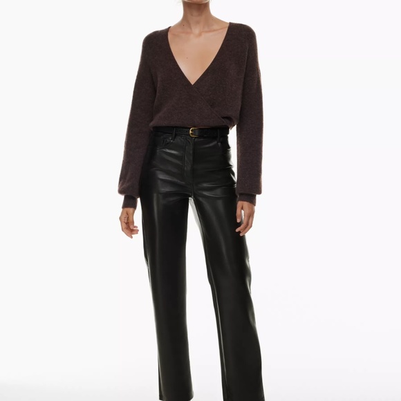 Aritzia Wilfred The Melina Pant 0 Black - Picture 5 of 8